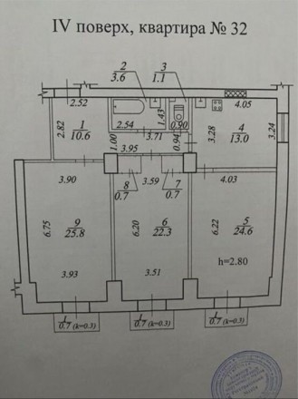 Продам 3-х комнатную квартиру , район улицы Титова , г. Днепр . Все комнаты разд. Титова. фото 2