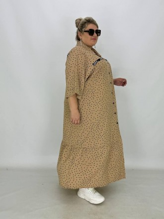 Легкое платье-рубашка Ривьера оборка А - идеальный выбор для стильных и уверенны. . фото 7
