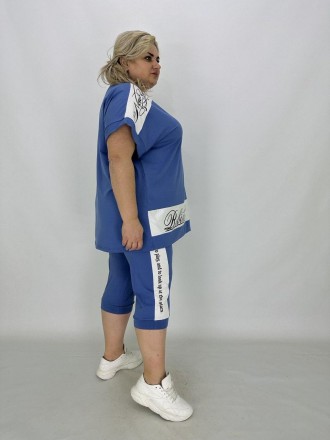 Трикотажний костюм кофта + штани Нью-Йорк Батал темно-синій
Трикотажний костюм Н. . фото 5