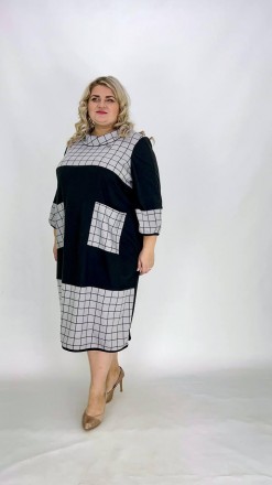Это платье Вертикаль Больших размеров идеально подходит для женщин, которые стре. . фото 5