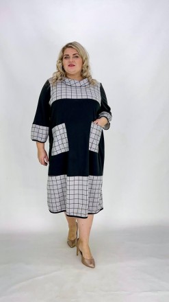 Это платье Вертикаль Больших размеров идеально подходит для женщин, которые стре. . фото 3