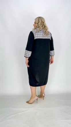 Это платье Вертикаль Больших размеров идеально подходит для женщин, которые стре. . фото 4