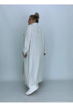 Платье Кнопочка для женщин больших размеров - удобное и стильное решение для пов. . фото 4