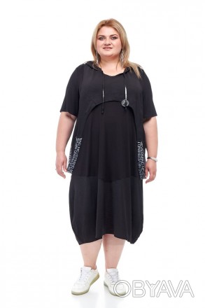 Платье "Имидж-2" - это прекрасный выбор для женщин с большими размерами, которые. . фото 1