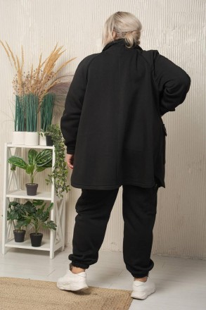 Шикарный теплый костюм Карго премиум класса из тринитки с начесом большого разме. . фото 5