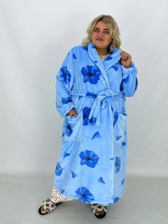 Теплий жіночий махровий халат Шалька
Жіночий махровий халат є комфортним і стиль. . фото 5