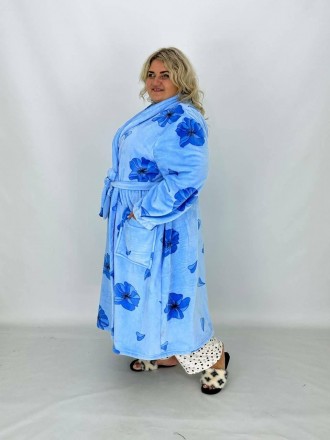 Теплий жіночий махровий халат Шалька
Жіночий махровий халат є комфортним і стиль. . фото 7
