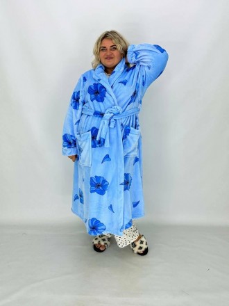 Теплий жіночий махровий халат Шалька
Жіночий махровий халат є комфортним і стиль. . фото 2