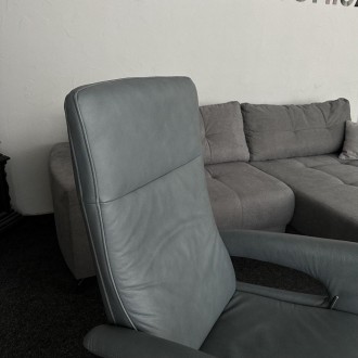 Кресло новое (выставочный образец)
Натуральная кожа голубого цвета
Функция «рела. . фото 8