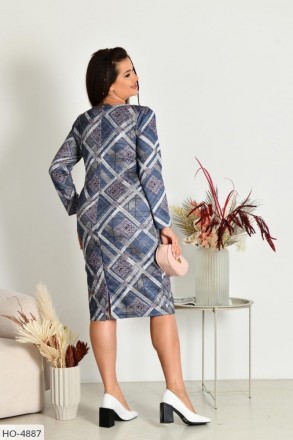 Платье HO-4887
Ткань трикотаж, ангора софт, хорошо тянется
Цвет как на фото на с. . фото 3