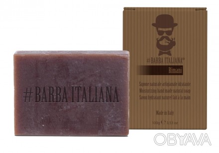 Итальянское мужское увлажняющее мыло ручной работы Barba Italiana Rimani
	Мыло д. . фото 1