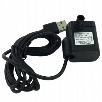 Мінінасос USB-1020 призначений для акваріумів і працює на постійному струмі. Рег. . фото 2
