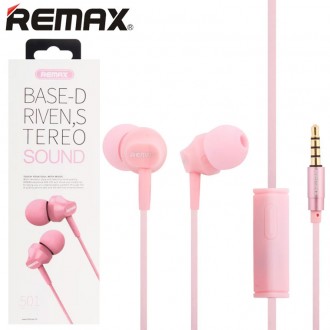 Вакуумні навушники Remax RM-501 Earphone BlackВакуумные навушники з дуже зручним. . фото 3