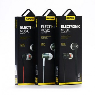 Оригінальні вакуумні навушники-гарнітура Remax RM-535 Ергономічний корпус навушн. . фото 3