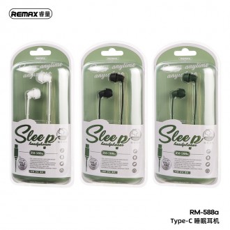 Навушники Remax Type-C Sleep з мікрофоном RM-588a при необхідності частого просл. . фото 3