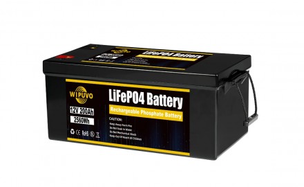 Литий-Железо-Полимерная аккумуляторная батарея WIPUVO 12200 LiFePO4 применяется . . фото 3