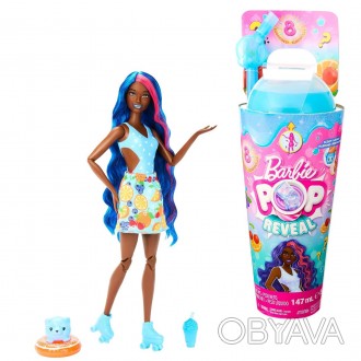 Лялька Barbie "Pop Reveal" серії "Соковиті фрукти" – вітамінний пунш. . фото 1