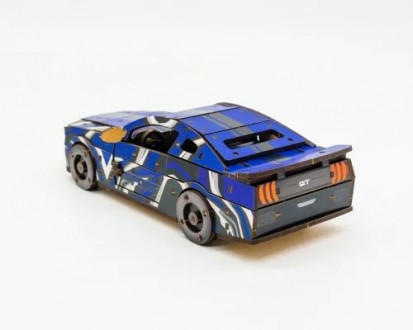 Деревянный 3D конструктор гоночный автомобиль Muscle Car Puz-00642 синий
Если вы. . фото 3