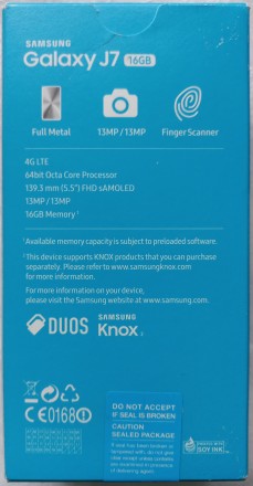 Самсунг Samsung Galaxy J7 2017 Duos. Б/в. Металевий корпус. Захисне скло пошкодж. . фото 5
