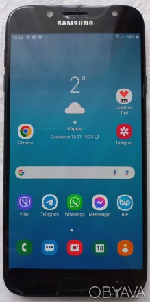 Самсунг Samsung Galaxy J7 2017 Duos. Б/в. Металевий корпус. Захисне скло пошкодж. . фото 1
