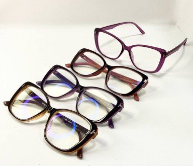 Корректирующие женские очки бабочки для коррекции зрения
	материал оправы: пласт. . фото 7