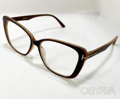 Корректирующие женские очки бабочки для коррекции зрения
	материал оправы: пласт. . фото 1
