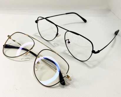 Защитные унисекс компьютерные очки авиаторы
	защита от ультрафиолета uv420;
	пол. . фото 6