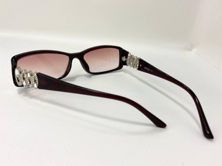 Корректирующие женские прямоугольные очки для коррекции зрения тонированные линз. . фото 3
