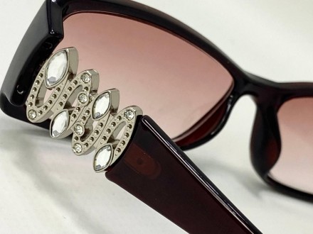 Корректирующие женские прямоугольные очки для коррекции зрения тонированные линз. . фото 6