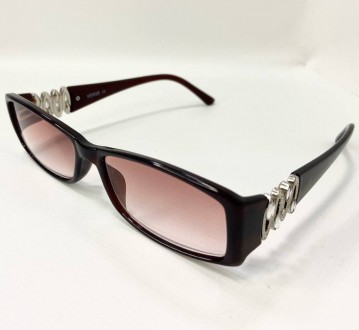 Корректирующие женские прямоугольные очки для коррекции зрения тонированные линз. . фото 2