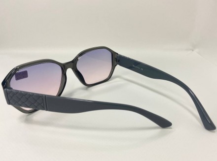 Женские корректирующие очки многоугольные тонированные
	диоптрии: +0.5 +0.75 +1.. . фото 5
