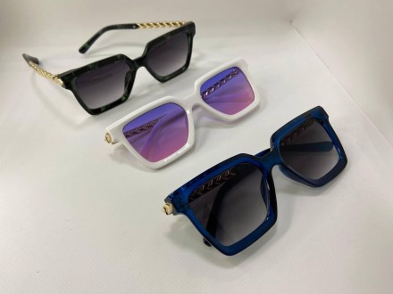 Солнцезащитные женские очки заквадратленные
	защита от ультрафиолета uv400;
	пол. . фото 6