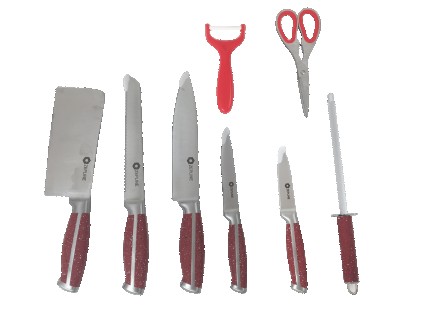 Набор кухонных ножей с подставкой Zepline ZP-027 включает в себя самые часто исп. . фото 4