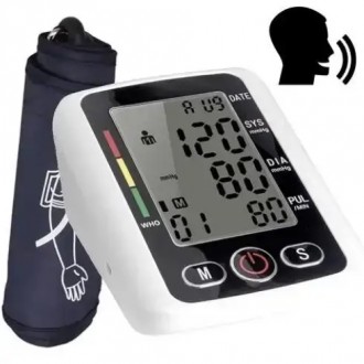 Тонометр автоматичний на руку для вимірювання кров'яного тиску та пульсу LY-86
Т. . фото 3