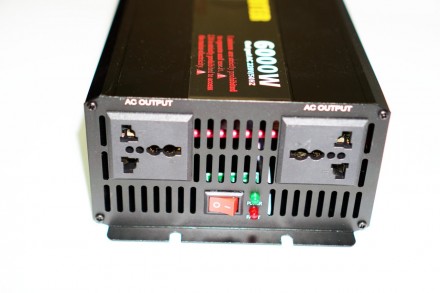 6000W LCD Перетворювач із чистою синусоїдою AC/DC 12v з вольтметром
Прилад приз. . фото 4