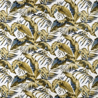Декоративная ткань тропические листья оливковые с тефлоновой пропиткой. Идеально. . фото 3