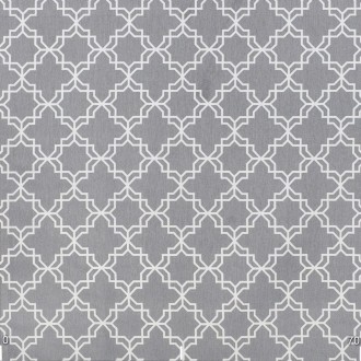 Декоративная ткань белый геометрический узор на сером Турция. Ширина ткани 180 с. . фото 3