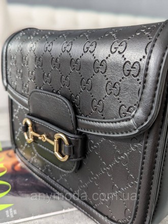 Женская сумка Gucci ? Выполнена из качественной кожи, украшена фирменным логотип. . фото 3