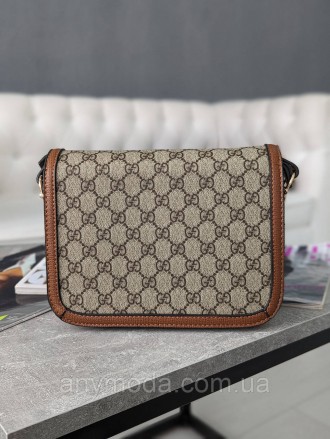 Женская сумка Gucci ? Выполнена из качественной кожи, украшена фирменным логотип. . фото 5