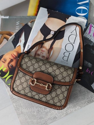 Женская сумка Gucci ? Выполнена из качественной кожи, украшена фирменным логотип. . фото 2