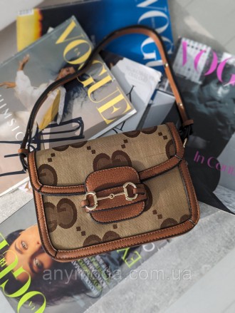 Женская сумка Gucci ? Выполнена из качественной кожи, украшена фирменным логотип. . фото 2