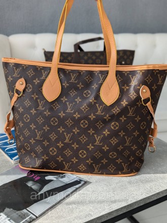 Женская сумка шопер Louis Vuitton? 
Одно отделение на молнии + внутри карман на . . фото 2
