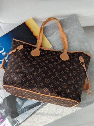 Женская сумка шопер Louis Vuitton? 
Одно отделение на молнии + внутри карман на . . фото 4