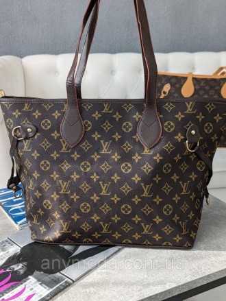 Женская сумка шопер Louis Vuitton? 
Одно отделение на молнии + внутри карман на . . фото 2