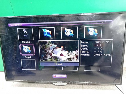 Bravis LED-40D1200B — витончений РК-телевізор із якісною широкоформатною матрице. . фото 8