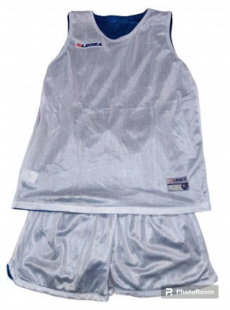 Двусторонняя баскетбольная форма Legea, размер-XL, длина футболки-80см, под мышк. . фото 7