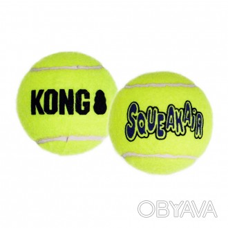  Переваги та характеристики KONG AirDog SqueakAir Ball – поєднання тенісного м’я. . фото 1