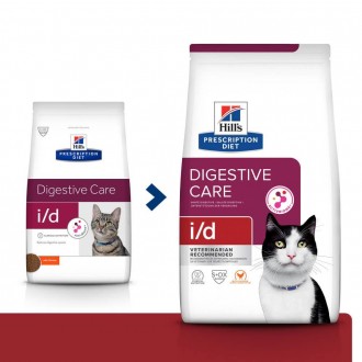  Переваги та характеристики Сухий корм для котів Hill’s Prescription Diet i/d, з. . фото 4