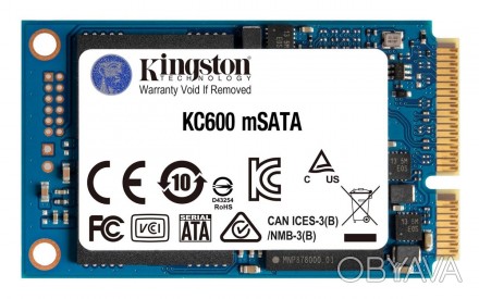 
Накопичувач Kingston SKC600MS/512G із підтримкою апаратного шифрування та флеш-. . фото 1