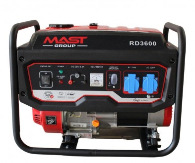 
Бензиновый генератор MAST GROUP RD3600. . фото 2